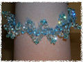 bracciale in cristalli swarovski e perline di conteria