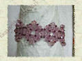 bracciale in cristalli swarovski e perline di conteria