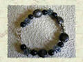bracciale in pietre e cristalli
