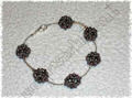 bracciale con palline in perle swarovski