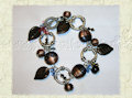 bracciale con perle e pietre