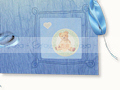 Album beb� azzurro con orsetto - particolare